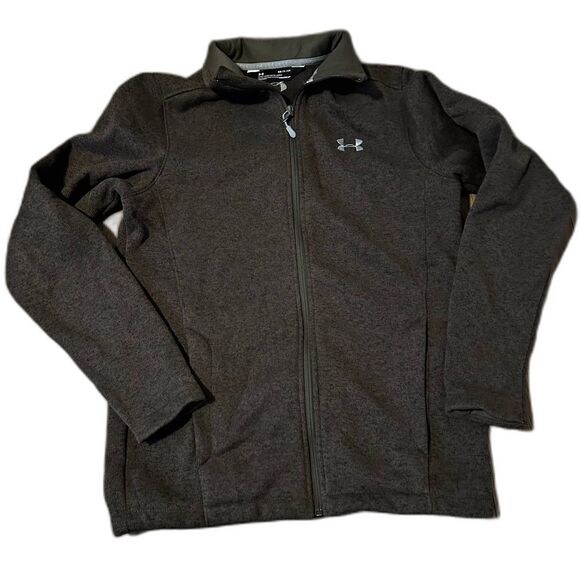 Under Armour Mens Storm Sweater Fleece zip up Small Cold Gear - Picture 1 of 8